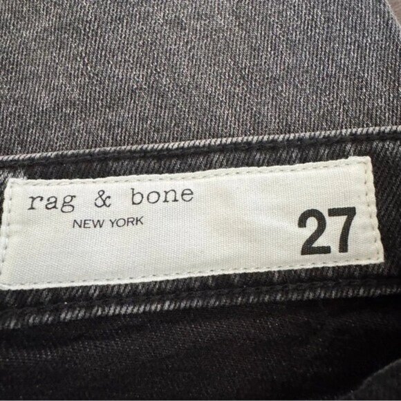 Rag & Bone Dre Low-Rise Slim Boyfriend Jeans in Serephina, Size 27 - Picture 8 of 14